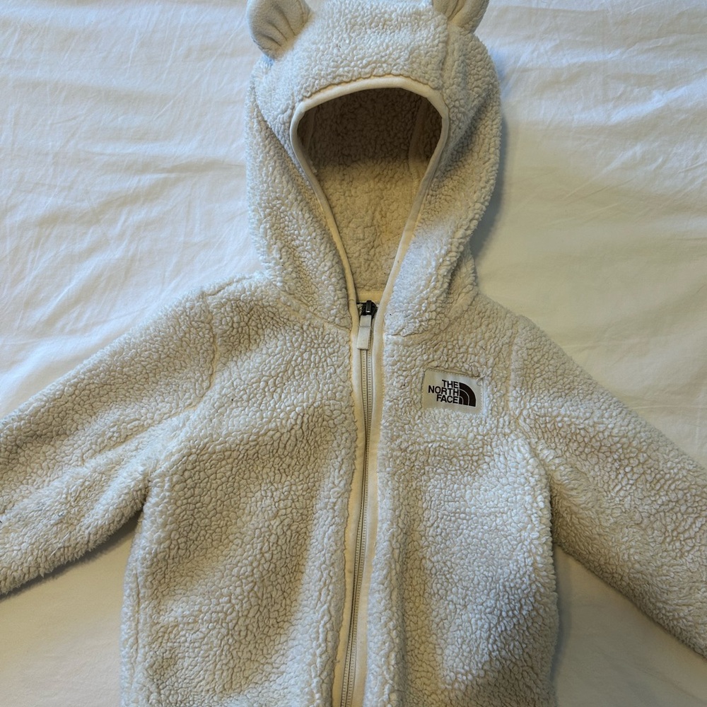 The North Face Fleece Baby Hoodie with Bear Ears